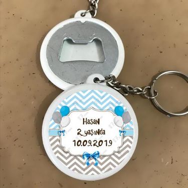 Mavi Kurdeleli Hoşgeldin Bebek Sticker Etiket